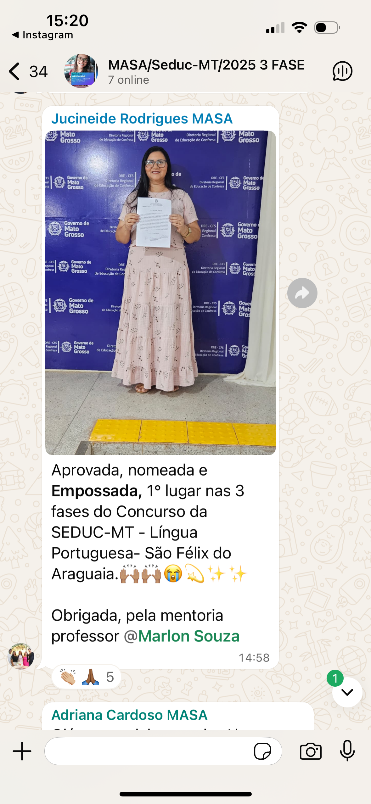Aprovado MASA